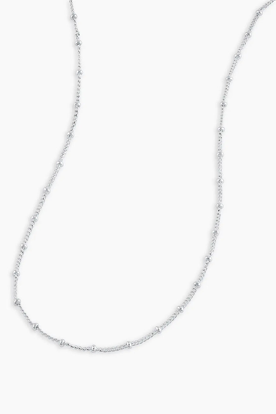 Gorjana Bali Chain Necklace in Silver