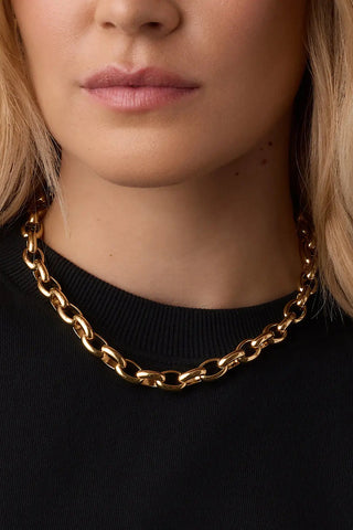 Gorjana Avery Statement Necklace Gold
