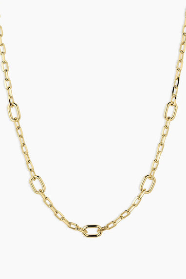 Gorjana Parker Link Necklace Gold
