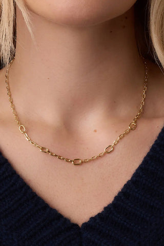Gorjana Parker Link Necklace Gold