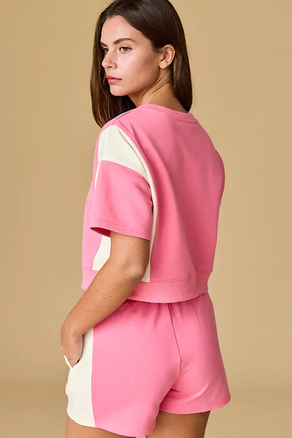 Goal Keeper Retro French Terry Set Pink