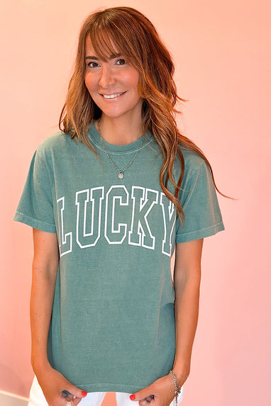 Lucky St Patrick’s Day T-Shirt Lt Green