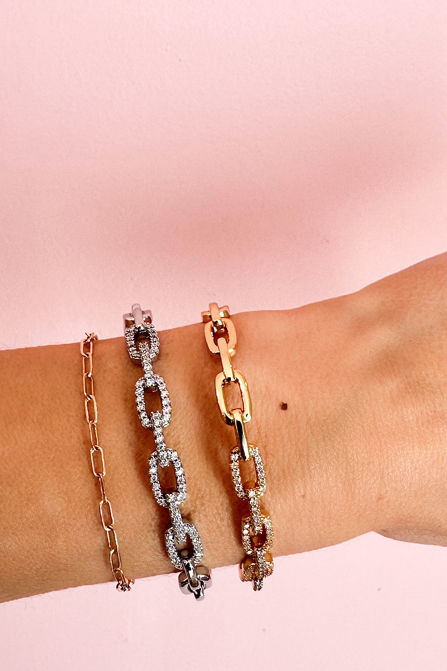 Links for Days Cuffed Bracelet in Gold or Silver