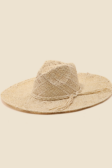 Beachy Babe Wide Brim Fedora Hat