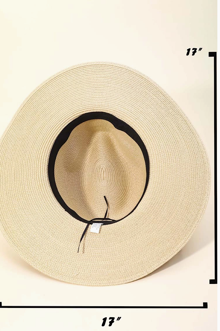Shady Lady Wide Brim Fedora Hat Khaki