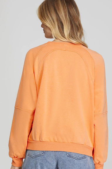 Tangerine French Terry Sweatshirt