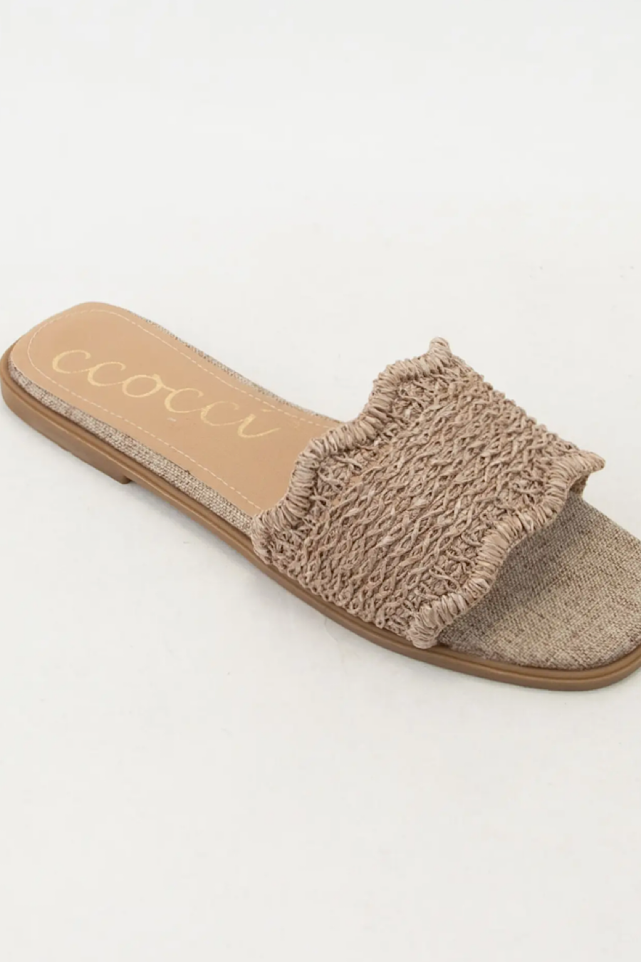 Giselle Scallop Edge Sandal Taupe