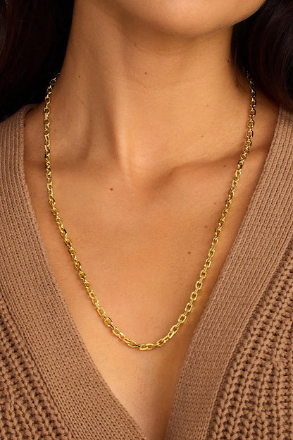 Gorjana Long Asher Necklace Gold