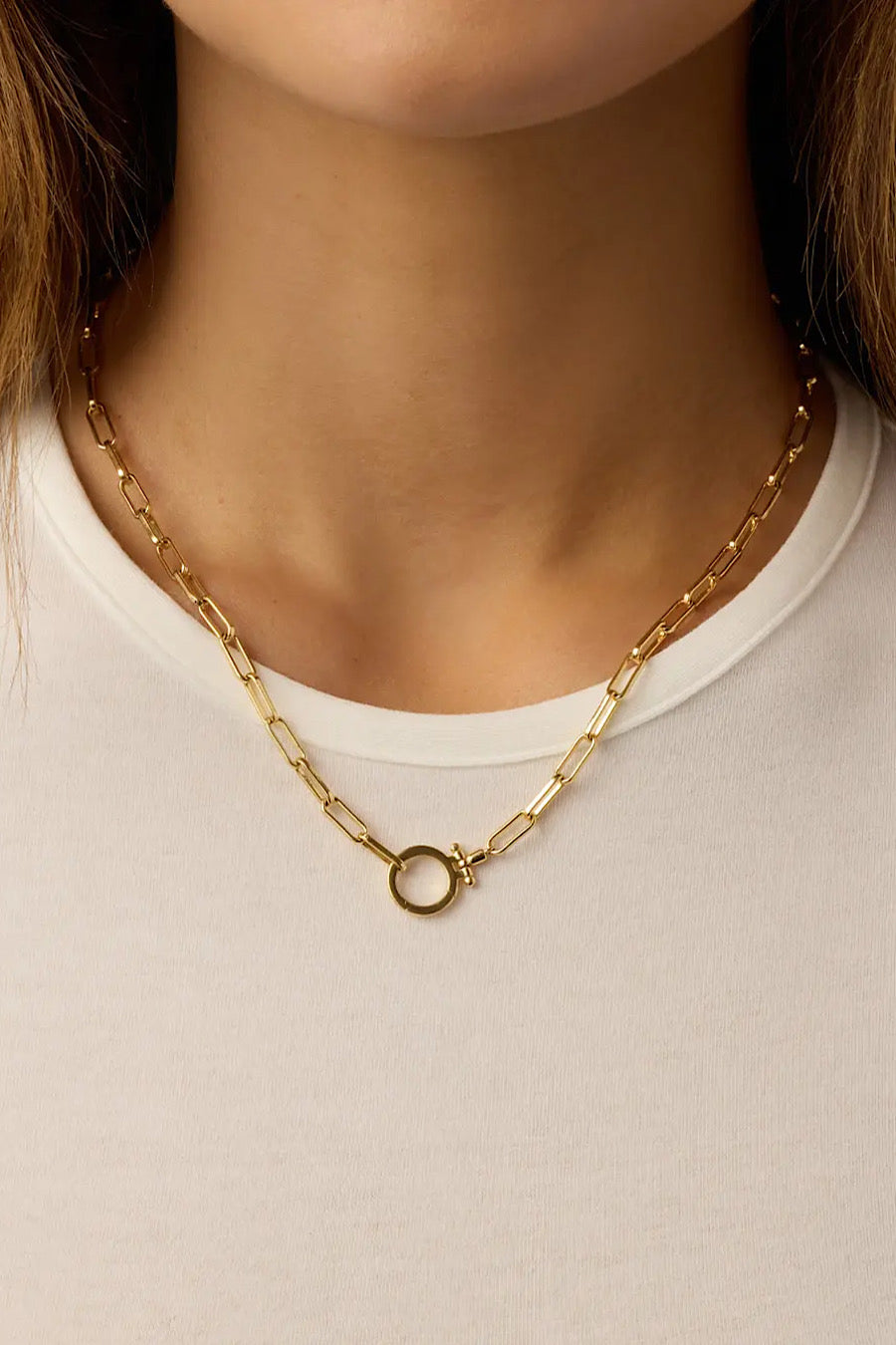 Gorjana Parker Chain Necklace in Gold