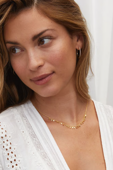 Gorjana Chloe Mini Charm Necklace Gold