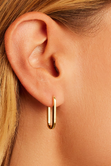 Gorjana Parker Huggies Earrings Gold