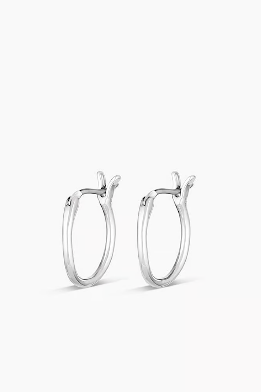 Gorjana Taner Mini Huggie Earrings Silver