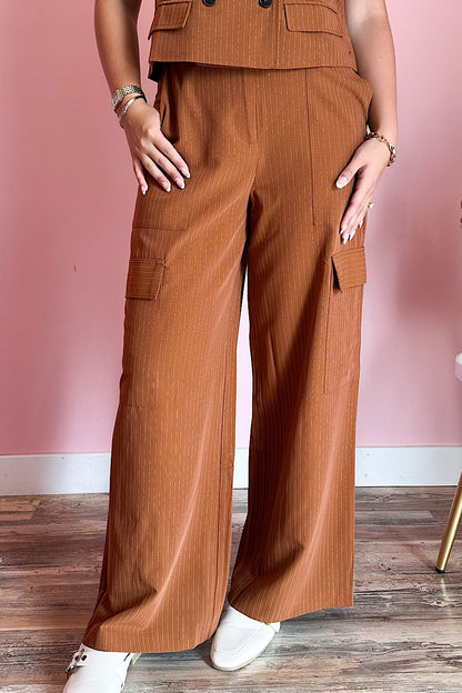 Power Move Pinstripe Cargo Pants