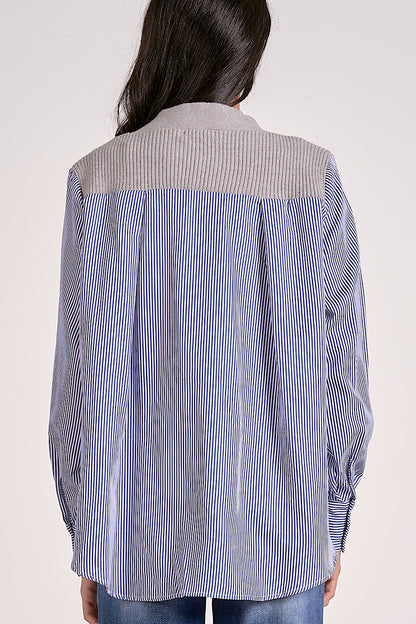 Watch &amp; Learn Layered Mixed Cardigan Top