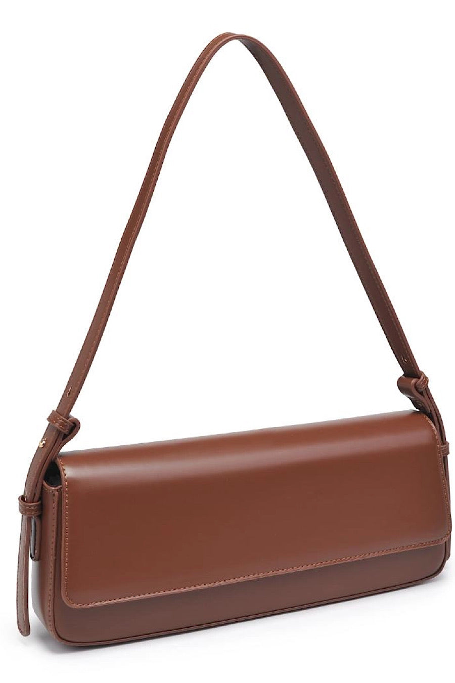 Sorella Shoulder Rectangle Bag Purse in Chocolate &amp; Black
