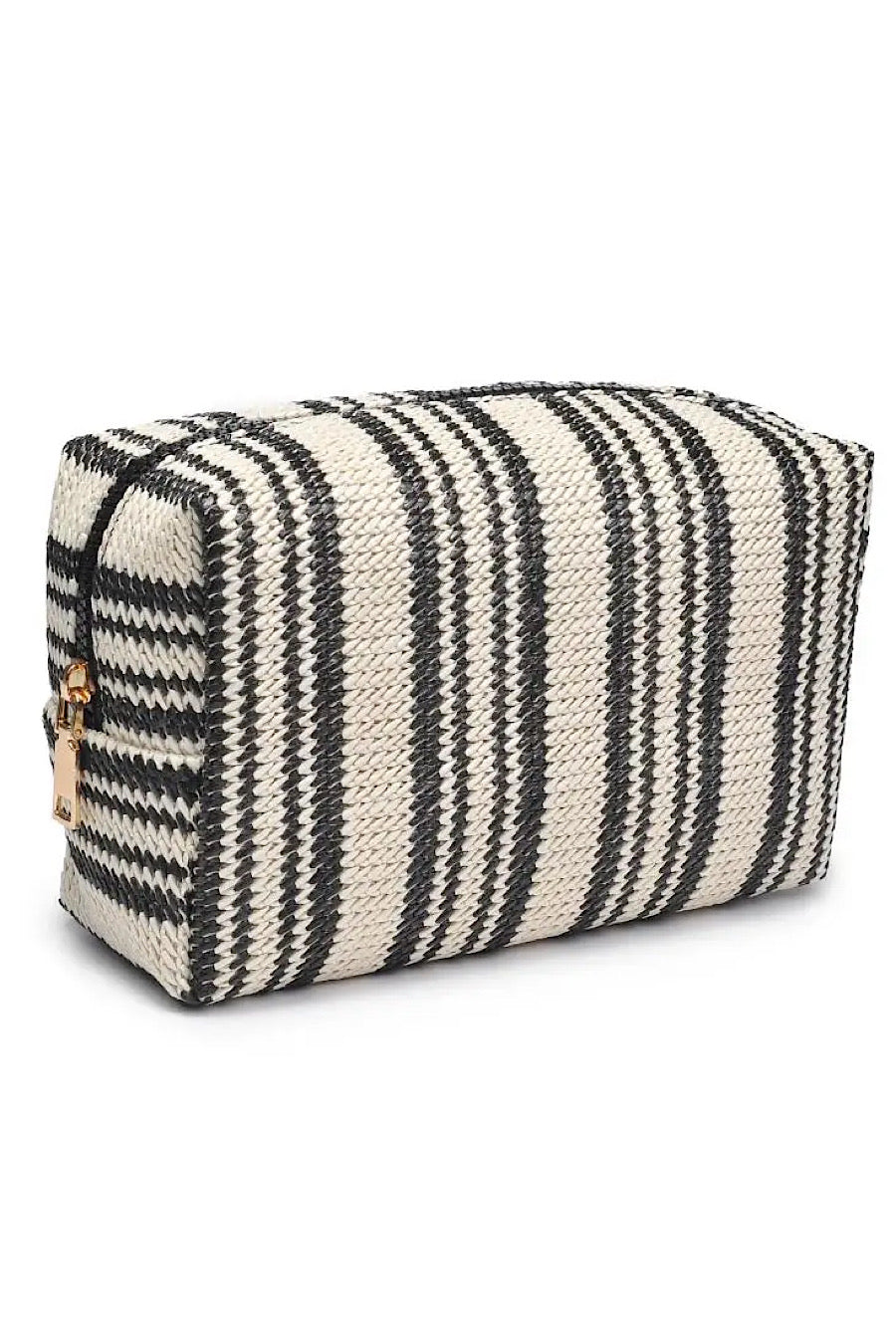 Voyage Stripe Cosmetic Pouch Bag