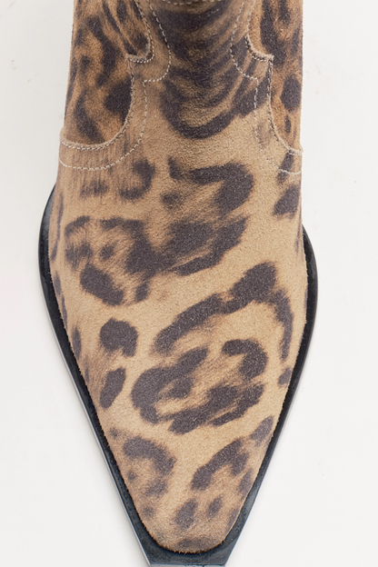 Free People Leopard Cat Nap Cowboy Boots