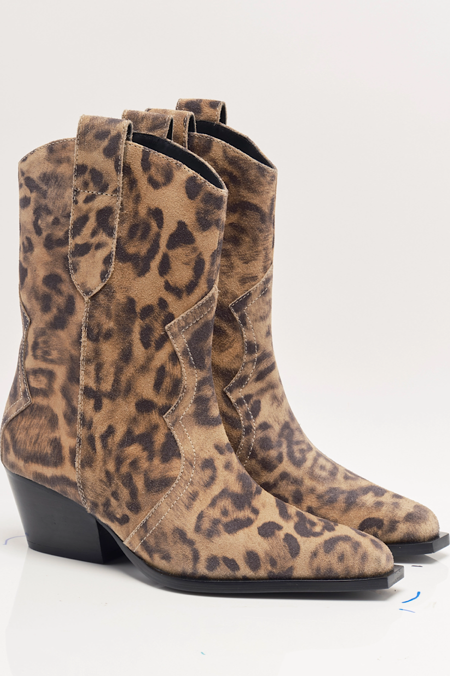 Free People Leopard Cat Nap Cowboy Boots