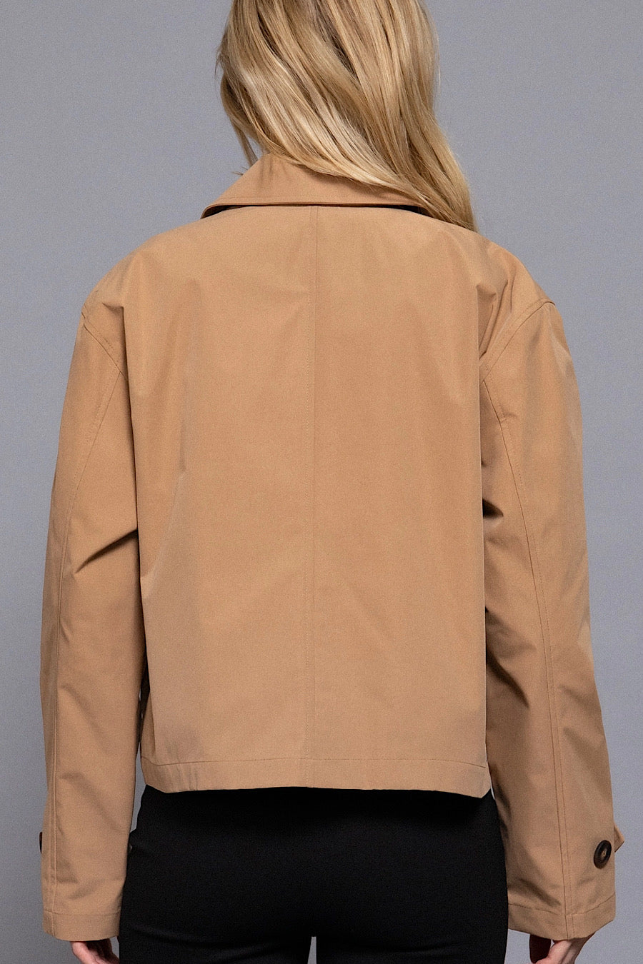 Caught in the Rain Short Trench Jacket