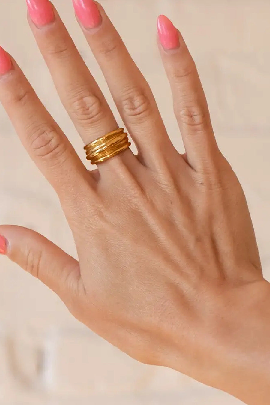 Multi Stack Ring Gold