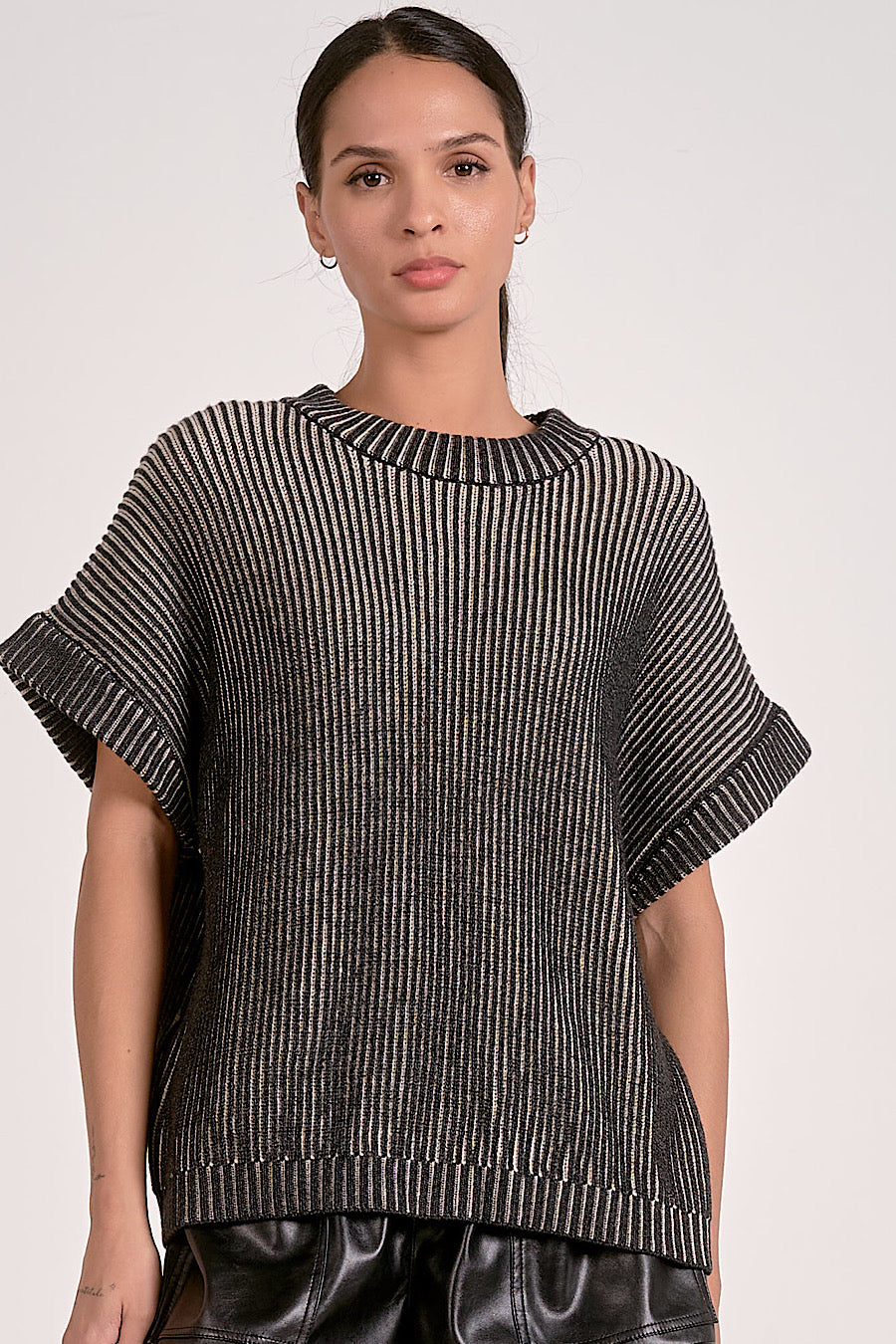 Coffee Run Dolman Short Sleeve Sweater