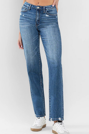 Lover High Rise Relaxed Straight Jeans