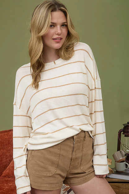 Outside the Lines Long Sleeve Top