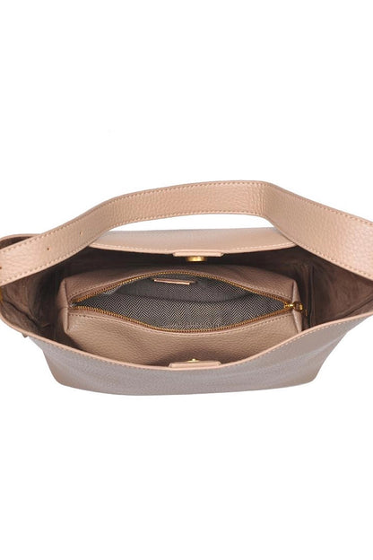 Matty Hobo Bag &amp; Pouch in Tan