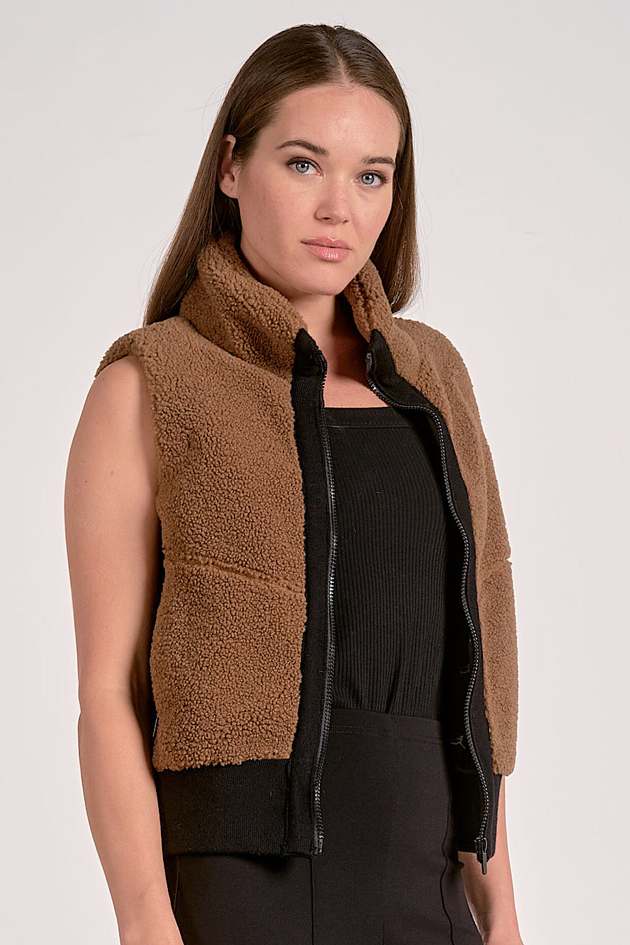 English Hills Teddy Contrast Vest