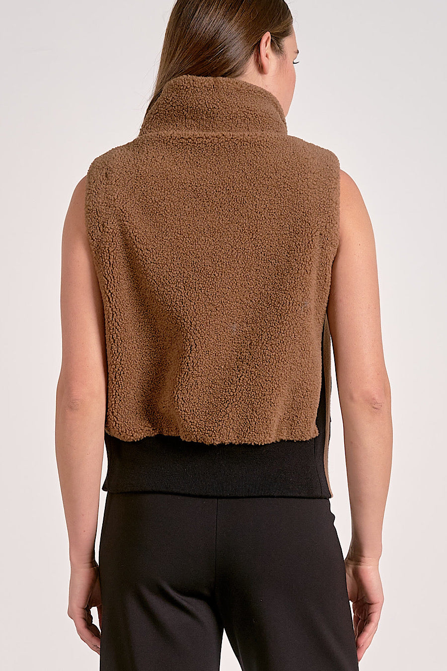 English Hills Teddy Contrast Vest