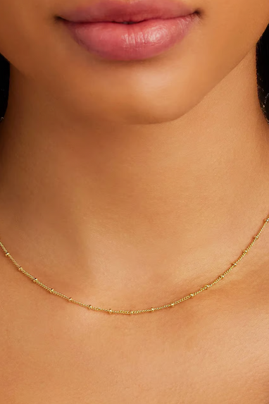 Gorjana Bali Chain Necklace in Gold