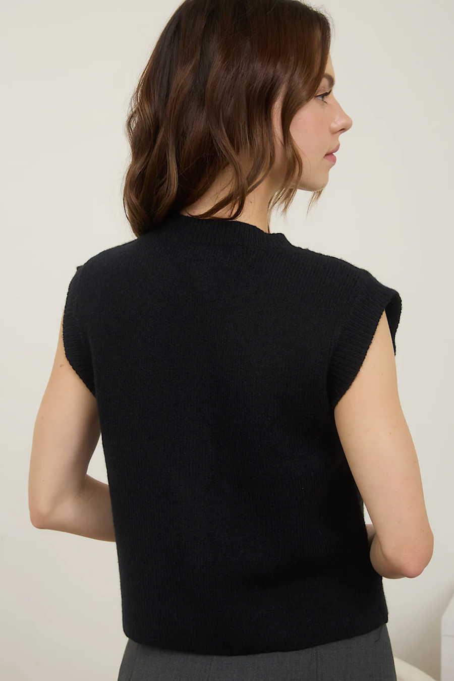 Pick Your Poison Buttoned Cardigan Black
