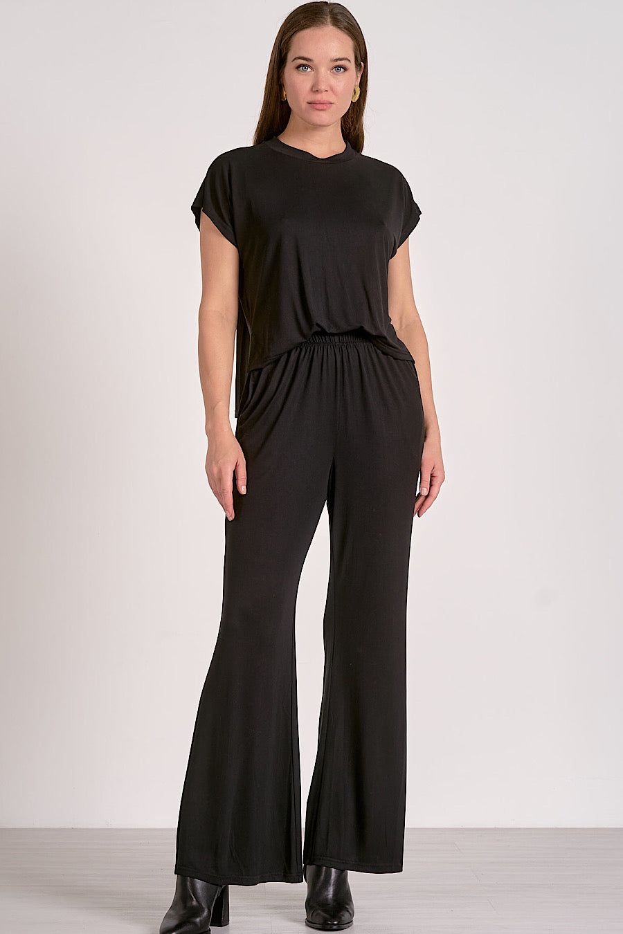 Milano Da Bere Front Tuck Jumpsuit Black