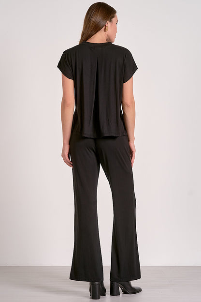 Milano Da Bere Front Tuck Jumpsuit Black