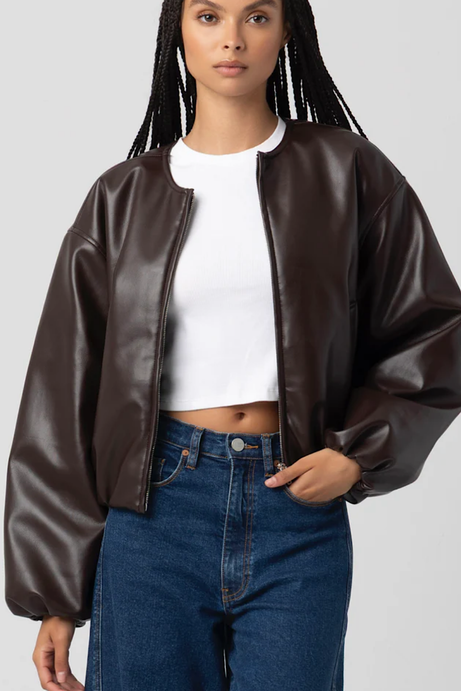 Blank NYC Grand Slam Bomber Jacket