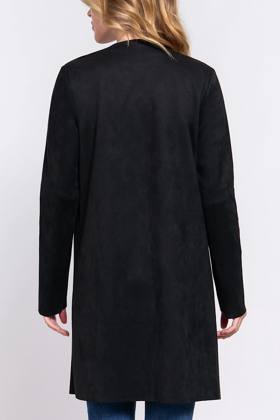 Off the Ranch Zipper Faux Suede Jacket