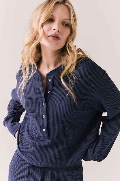 Chaser Brand Thayne Thermal Henley Top