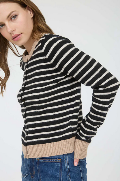 Canyon Peaks Striped Cardigan Sweater