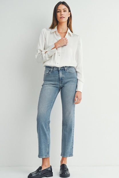 JBD Lawrence Mid Rise Straight Jeans