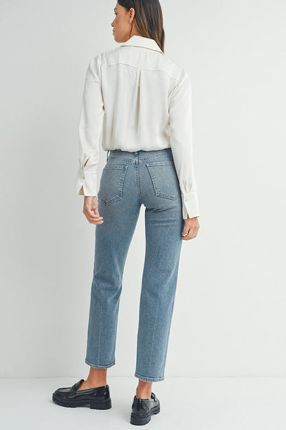 JBD Lawrence Mid Rise Straight Jeans