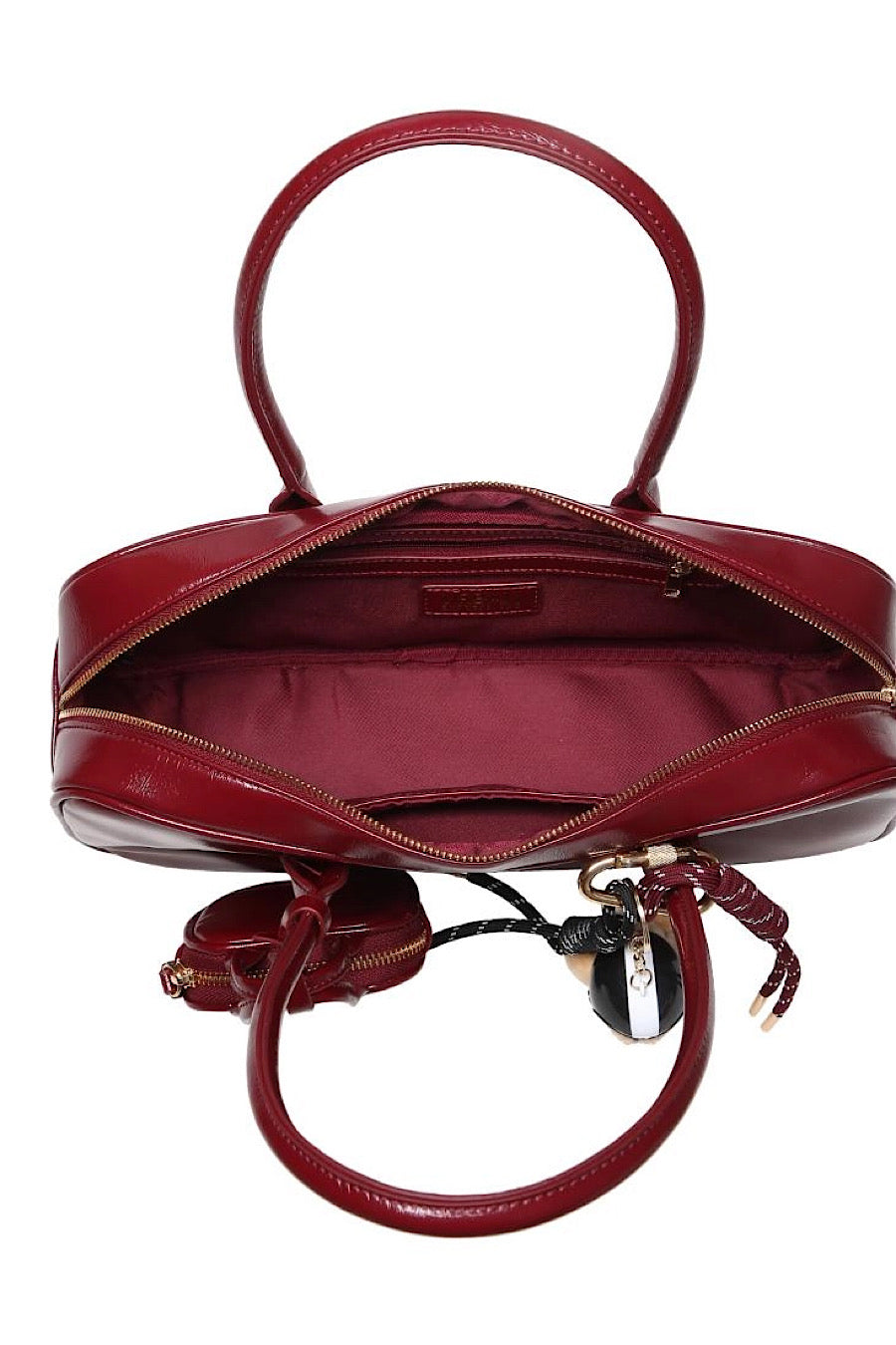 Liora Modern Shoulder Bag in Wine
