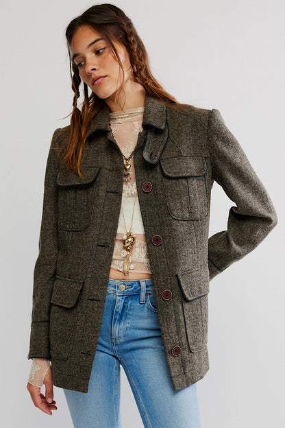 Free People Renaux Officer Jacket