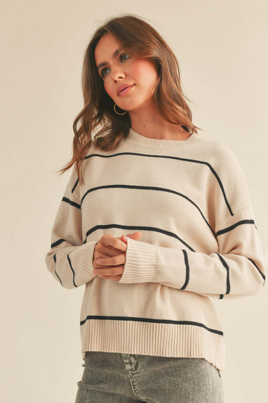Rule the World Striped Sweater