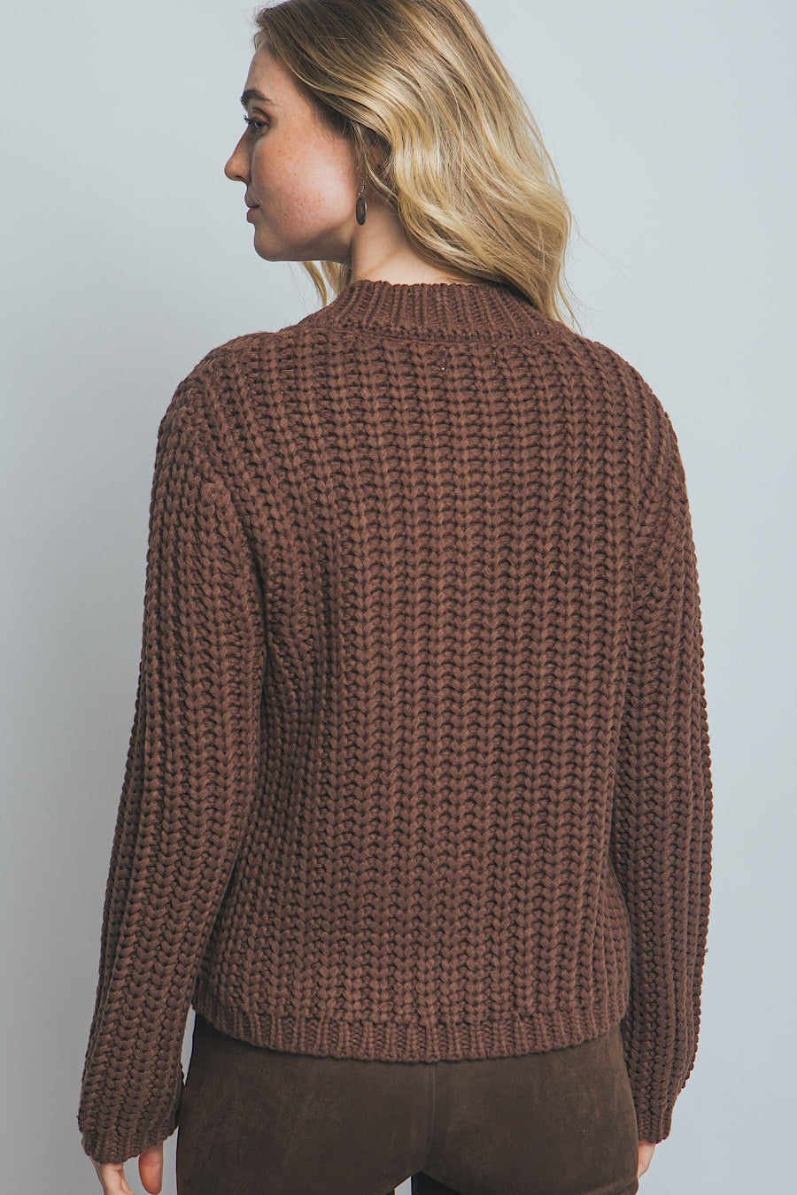 Dusty Trail Chunky Knit Cardigan Sweater