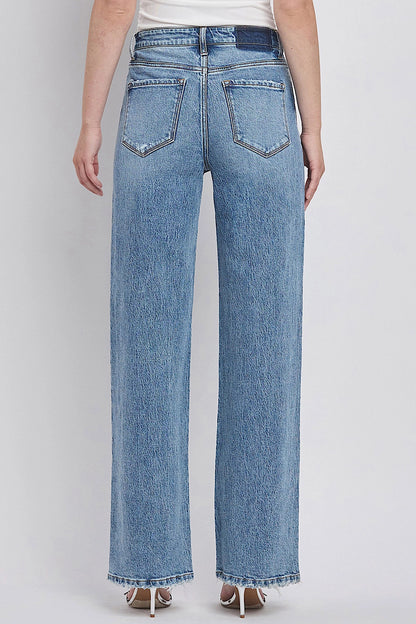 Leaping Water High Rise Wide Leg Jeans