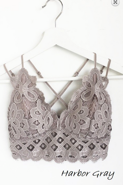 Lace Bralettes in Various Colors