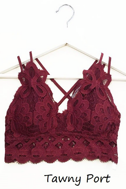 Lace Bralettes in Various Colors