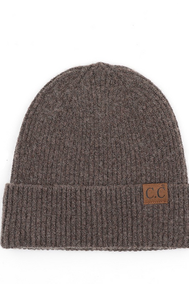 CC Recycled Yarn Beanie Hat in Several Colors!