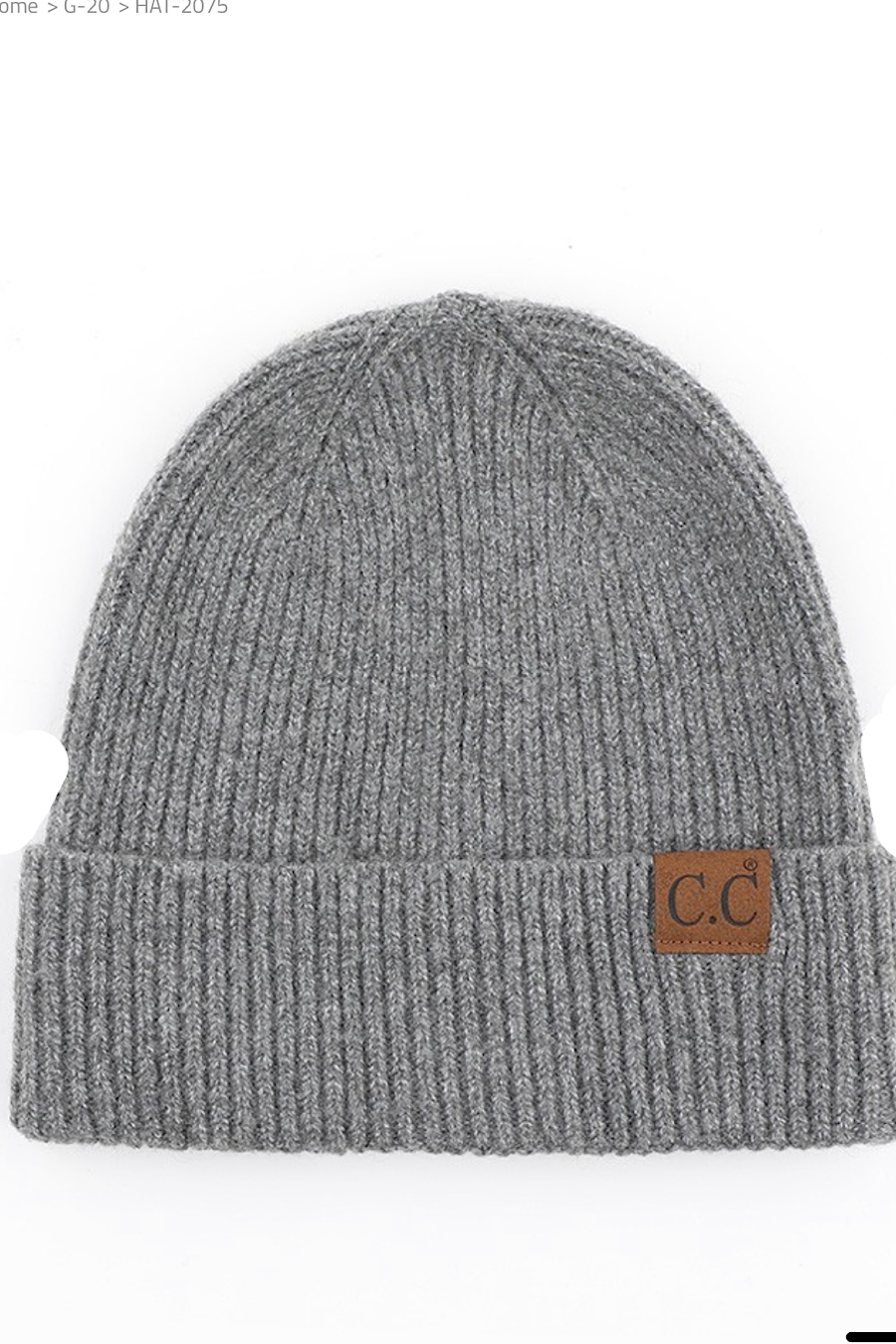 CC Recycled Yarn Beanie Hat in Several Colors!
