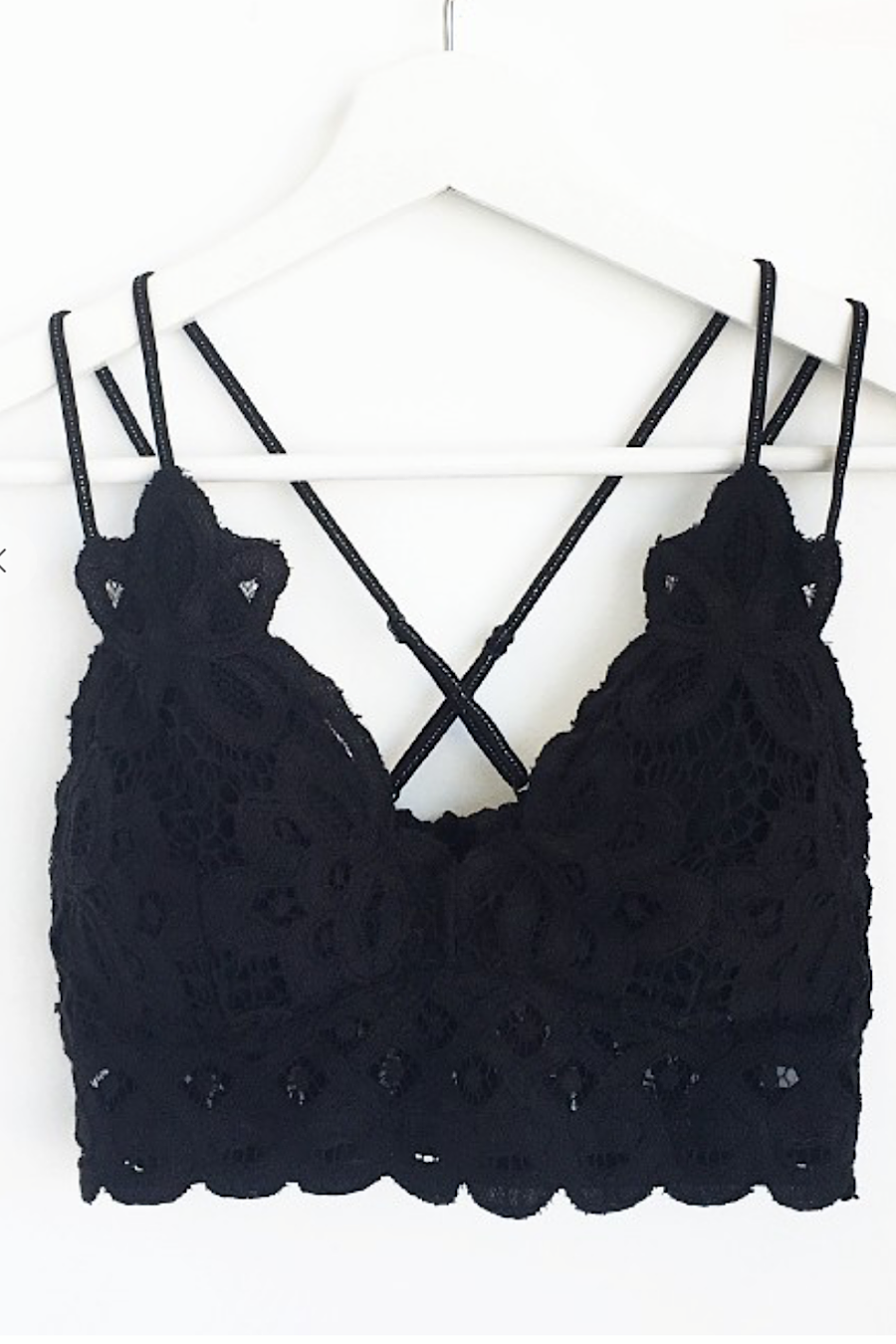 Lace Bralette with Adjustable Straps